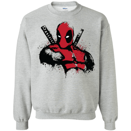 Sweatshirts Sport Grey / Small The Merc in Red Crewneck Sweatshirt