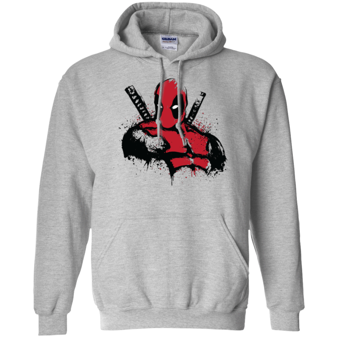 Sweatshirts Sport Grey / Small The Merc in Red Pullover Hoodie