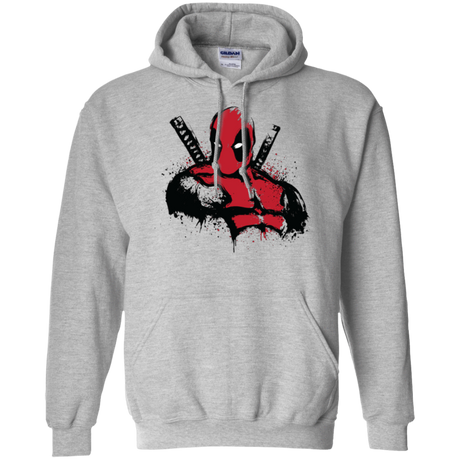 Sweatshirts Sport Grey / Small The Merc in Red Pullover Hoodie