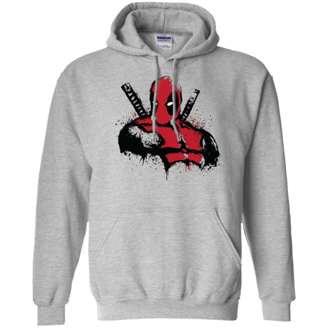 Sweatshirts Sport Grey / Small The Merc in Red Pullover Hoodie
