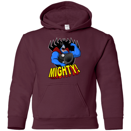 Sweatshirts Maroon / YS The Mighty Tick Youth Hoodie