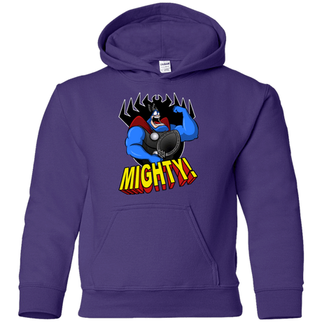 Sweatshirts Purple / YS The Mighty Tick Youth Hoodie