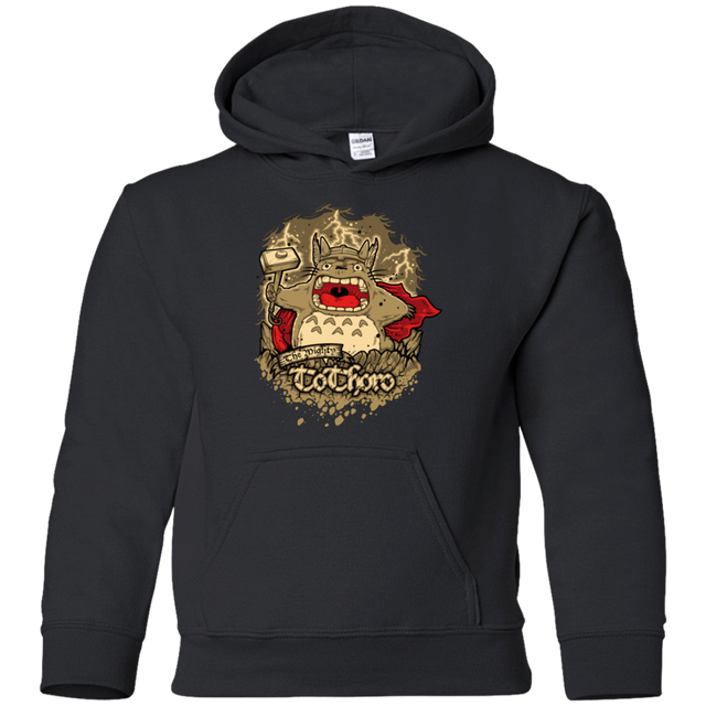 Sweatshirts Black / YS The Mighty Tothoro Youth Hoodie