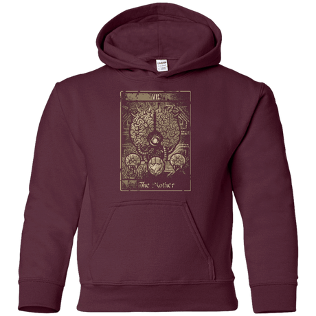 Sweatshirts Maroon / YS THE MOTHER Youth Hoodie