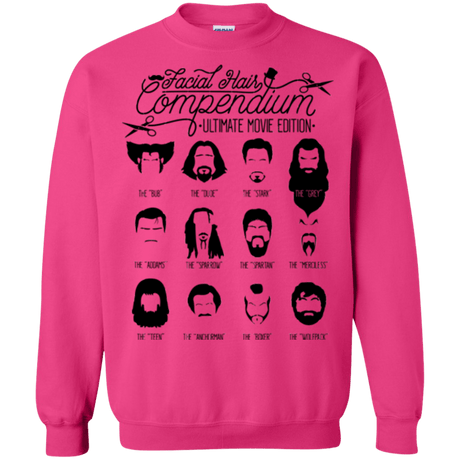Sweatshirts Heliconia / Small The Movie Facial Hair Compendium Crewneck Sweatshirt