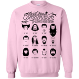 Sweatshirts Light Pink / Small The Movie Facial Hair Compendium Crewneck Sweatshirt