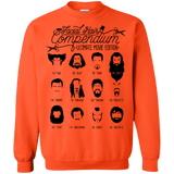 Sweatshirts Orange / Small The Movie Facial Hair Compendium Crewneck Sweatshirt