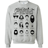 Sweatshirts Sport Grey / Small The Movie Facial Hair Compendium Crewneck Sweatshirt