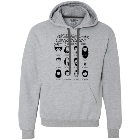 Sweatshirts Sport Grey / Small The Movie Facial Hair Compendium Premium Fleece Hoodie