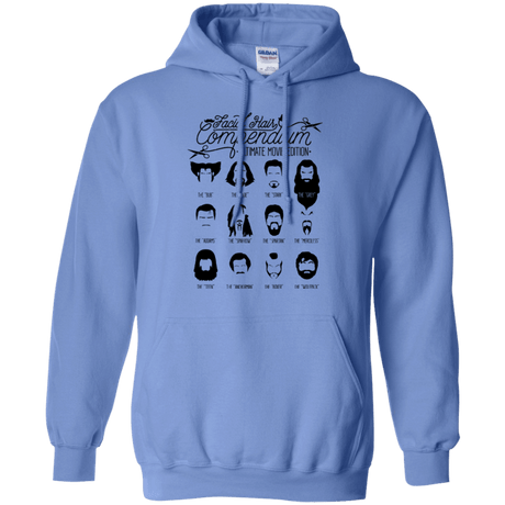 Sweatshirts Carolina Blue / Small The Movie Facial Hair Compendium Pullover Hoodie