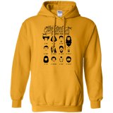 Sweatshirts Gold / Small The Movie Facial Hair Compendium Pullover Hoodie