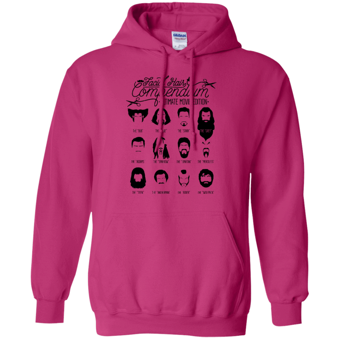 Sweatshirts Heliconia / Small The Movie Facial Hair Compendium Pullover Hoodie