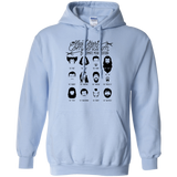 Sweatshirts Light Blue / Small The Movie Facial Hair Compendium Pullover Hoodie