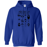 Sweatshirts Royal / Small The Movie Facial Hair Compendium Pullover Hoodie
