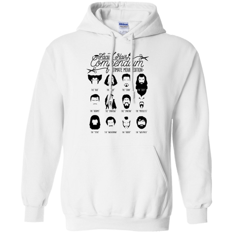 Sweatshirts White / Small The Movie Facial Hair Compendium Pullover Hoodie