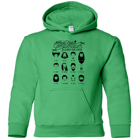 Sweatshirts Irish Green / YS The Movie Facial Hair Compendium Youth Hoodie
