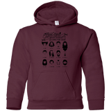 Sweatshirts Maroon / YS The Movie Facial Hair Compendium Youth Hoodie