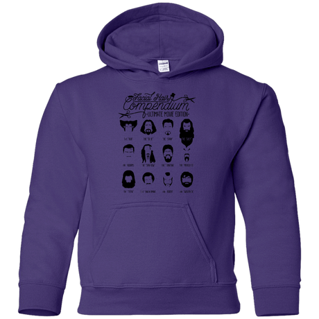 Sweatshirts Purple / YS The Movie Facial Hair Compendium Youth Hoodie