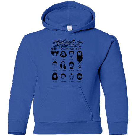 Sweatshirts Royal / YS The Movie Facial Hair Compendium Youth Hoodie