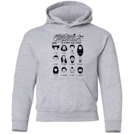 Sweatshirts Sport Grey / YS The Movie Facial Hair Compendium Youth Hoodie