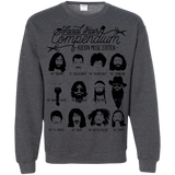 Sweatshirts Dark Heather / S The Music Facial Hair Compendium Crewneck Sweatshirt