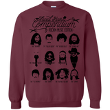 Sweatshirts Maroon / S The Music Facial Hair Compendium Crewneck Sweatshirt