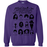 Sweatshirts Purple / S The Music Facial Hair Compendium Crewneck Sweatshirt