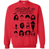 Sweatshirts Red / S The Music Facial Hair Compendium Crewneck Sweatshirt