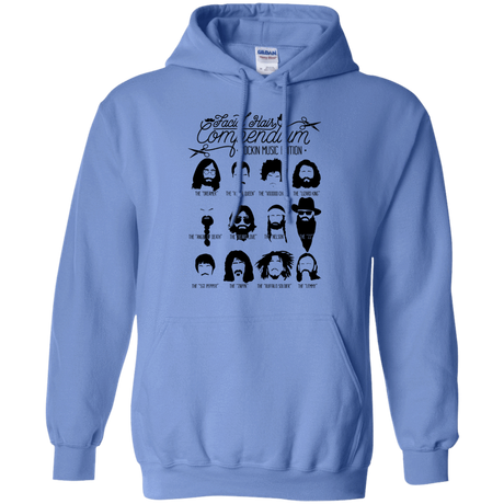 Sweatshirts Carolina Blue / S The Music Facial Hair Compendium Pullover Hoodie