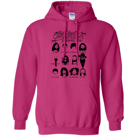 Sweatshirts Heliconia / S The Music Facial Hair Compendium Pullover Hoodie
