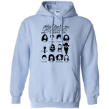 Sweatshirts Light Blue / S The Music Facial Hair Compendium Pullover Hoodie