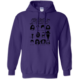 Sweatshirts Purple / S The Music Facial Hair Compendium Pullover Hoodie