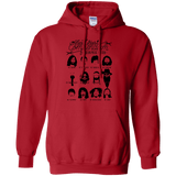 Sweatshirts Red / S The Music Facial Hair Compendium Pullover Hoodie