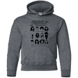 Sweatshirts Dark Heather / YS The Music Facial Hair Compendium Youth Hoodie