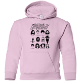 Sweatshirts Light Pink / YS The Music Facial Hair Compendium Youth Hoodie