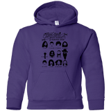Sweatshirts Purple / YS The Music Facial Hair Compendium Youth Hoodie