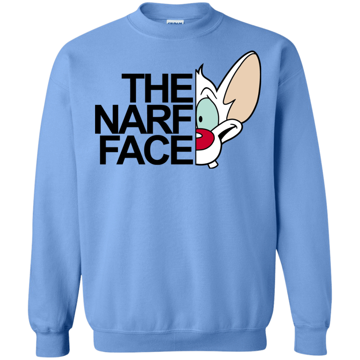 Sweatshirts Carolina Blue / S The Narf Face Crewneck Sweatshirt