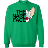 Sweatshirts Irish Green / S The Narf Face Crewneck Sweatshirt