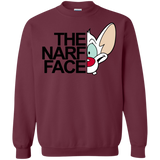 Sweatshirts Maroon / S The Narf Face Crewneck Sweatshirt