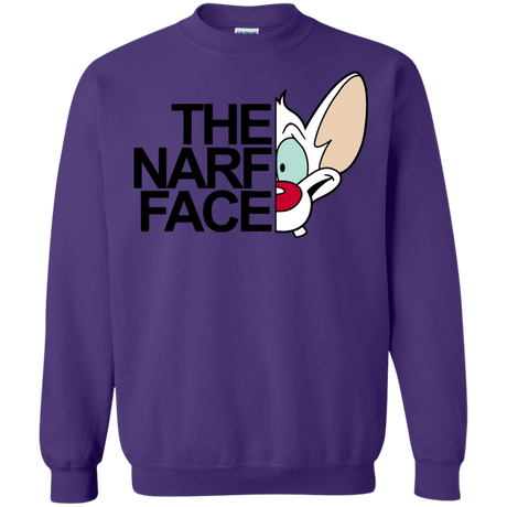 Sweatshirts Purple / S The Narf Face Crewneck Sweatshirt