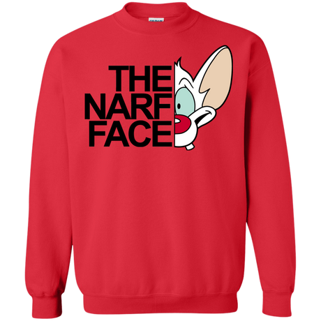 Sweatshirts Red / S The Narf Face Crewneck Sweatshirt