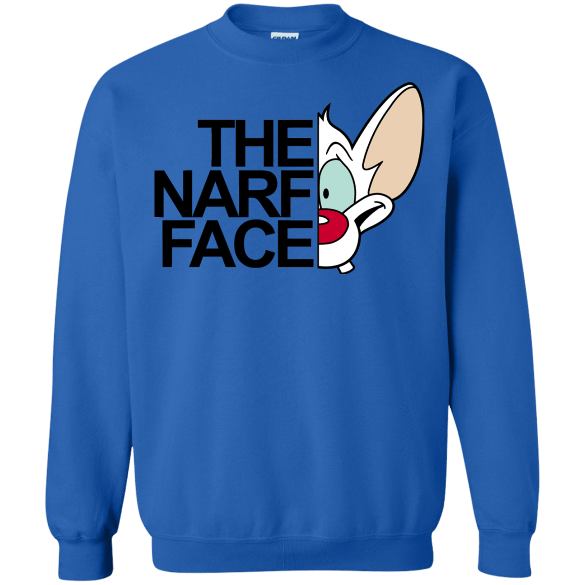 Sweatshirts Royal / S The Narf Face Crewneck Sweatshirt