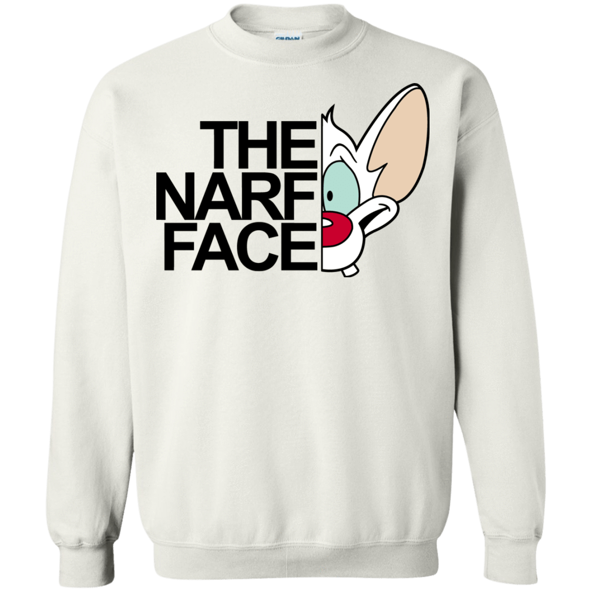 Sweatshirts White / S The Narf Face Crewneck Sweatshirt