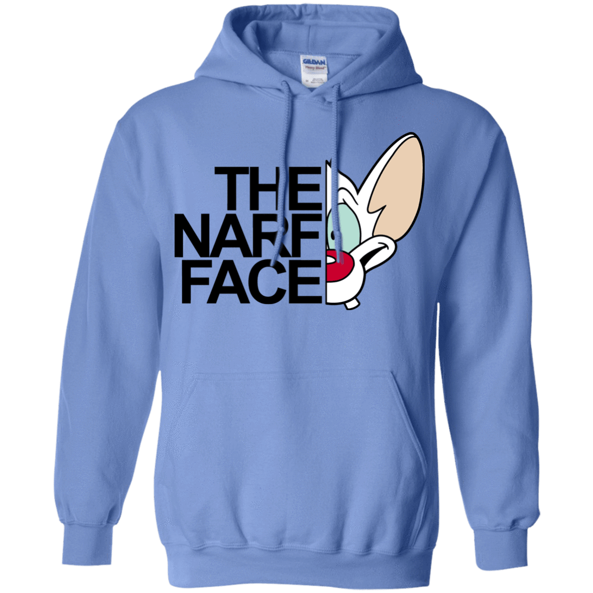 Sweatshirts Carolina Blue / S The Narf Face Pullover Hoodie