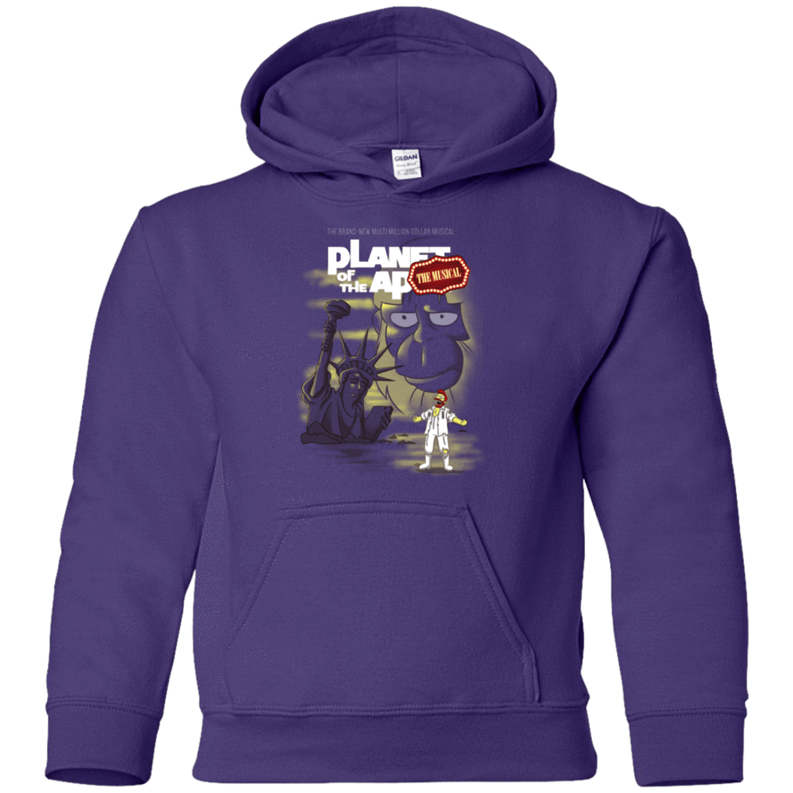 Sweatshirts Purple / YS The new multimillion dollar musical Youth Hoodie