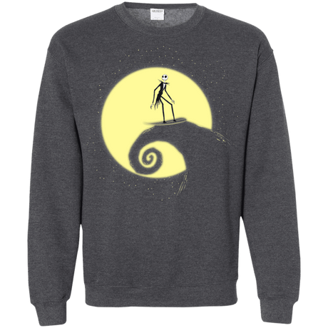 Sweatshirts Dark Heather / S The Night Before Surfing Crewneck Sweatshirt