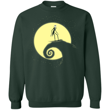 Sweatshirts Forest Green / S The Night Before Surfing Crewneck Sweatshirt