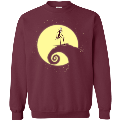 Sweatshirts Maroon / S The Night Before Surfing Crewneck Sweatshirt