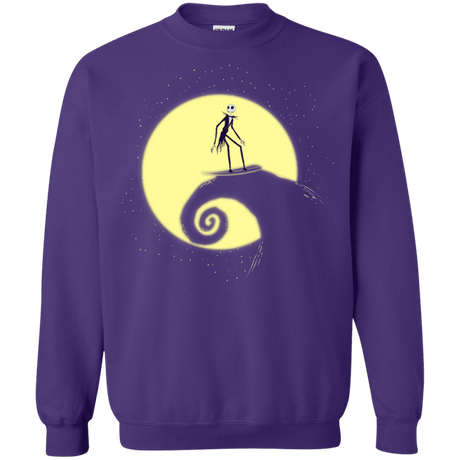 Sweatshirts Purple / S The Night Before Surfing Crewneck Sweatshirt