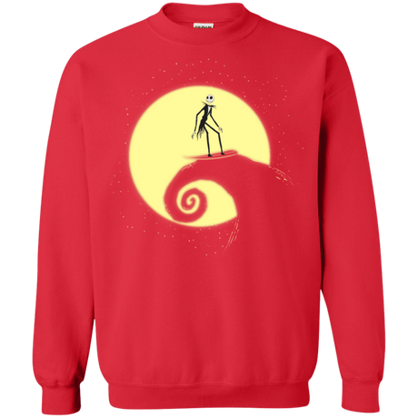 Sweatshirts Red / S The Night Before Surfing Crewneck Sweatshirt